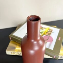 Darthome Limited Nordic Oxide Red Ceramic Bottle Vase 7 Darthome Limited Nordic Oxide Red Ceramic Bottle Vase -Decor Garden Shop IMG E9162 editedDG