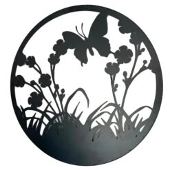 Darthome Limited Black Floral Butterfly Garden Wall Art 50cm -Decor Garden Shop IMG E9337 editedADcopy 1