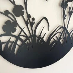 Darthome Limited Black Floral Butterfly Garden Wall Art 50cm -Decor Garden Shop IMG E9341 editedAH 1