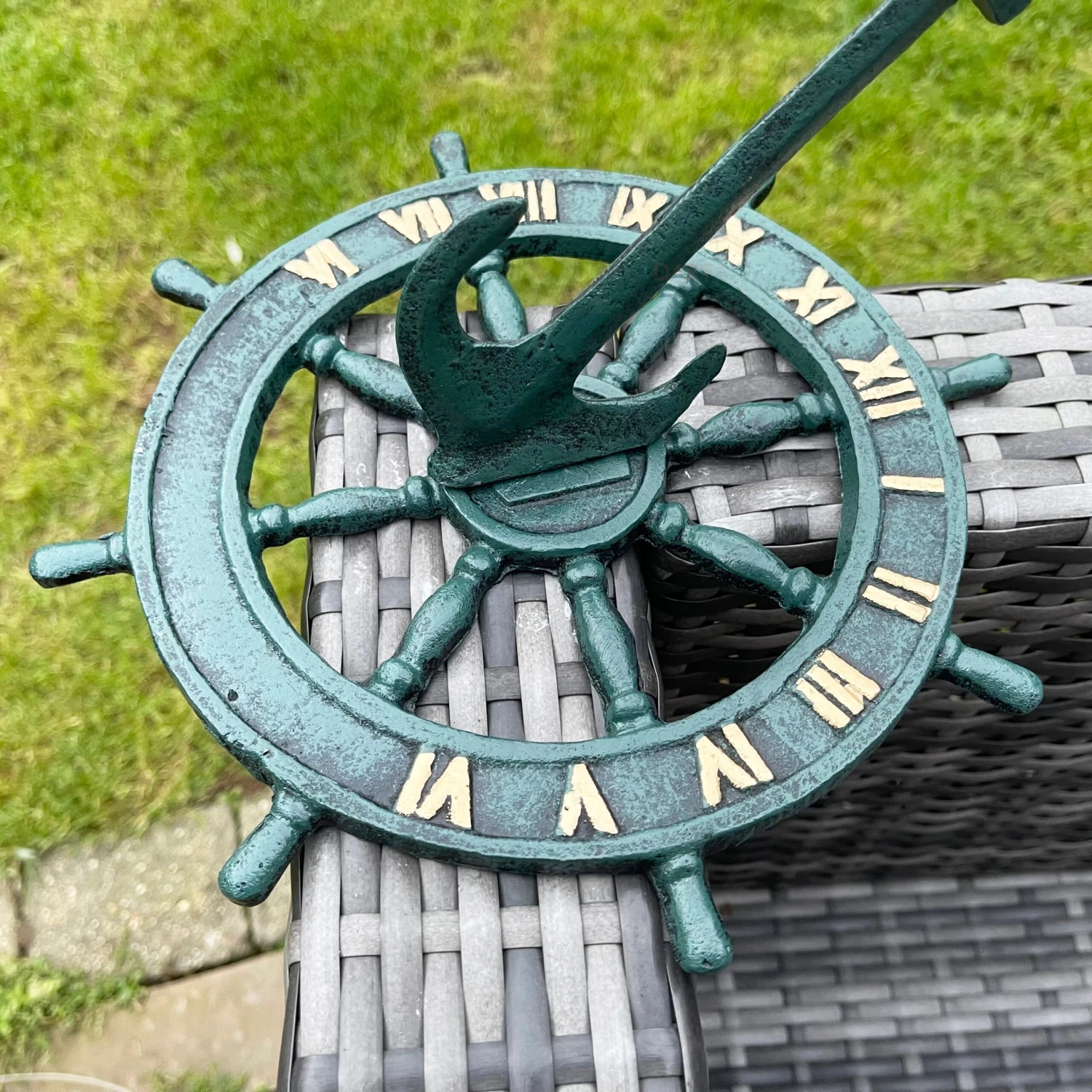 Darthome Limited Cast Iron Anchor & Ships Sail Garden Sundial 24cm 3 Darthome Limited Cast Iron Anchor & Ships Sail Garden Sundial 24cm - Image 3
