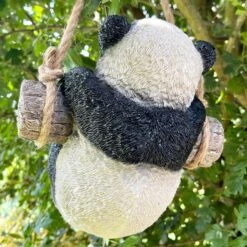 Darthome Limited Swinging Panda Garden Ornament 22cm -Decor Garden Shop IMG E9404 editedCJ