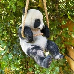 Darthome Limited Hanging Panda Garden Ornament 30cm 11 Darthome Limited Hanging Panda Garden Ornament 30cm -Decor Garden Shop IMG E9420 editedCZ 1