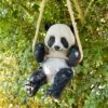 Darthome Limited Hanging Panda Garden Ornament 30cm