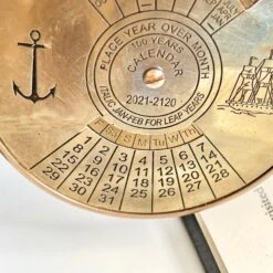 Darthome Limited Vintage Nautical Brass 100 Year Calendar 2021-2120 9 Darthome Limited Vintage Nautical Brass 100 Year Calendar 2021-2120 -Decor Garden Shop IMG E9440 edited326