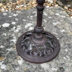 Darthome Limited Tall Round Cast Iron Bird Bath 33cm -Decor Garden Shop IMG E9441 editedDR