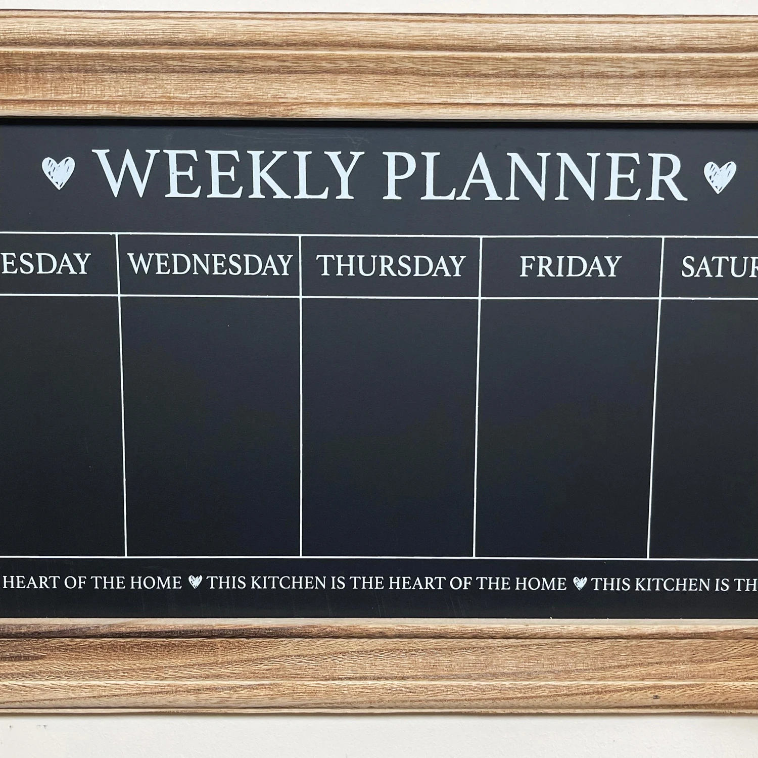 Darthome Limited 7 Day Chalkboard Weekly Planner 2 Darthome Limited 7 Day Chalkboard Weekly Planner - Image 2
