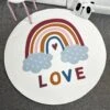 Darthome Limited White Rainbow Foam Baby Play Mat