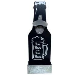 Darthome Limited Black Bottle Opener & Cap Collector - Two Beer Or Not Two Beer -Decor Garden Shop IMG E9583 editedHFcopy