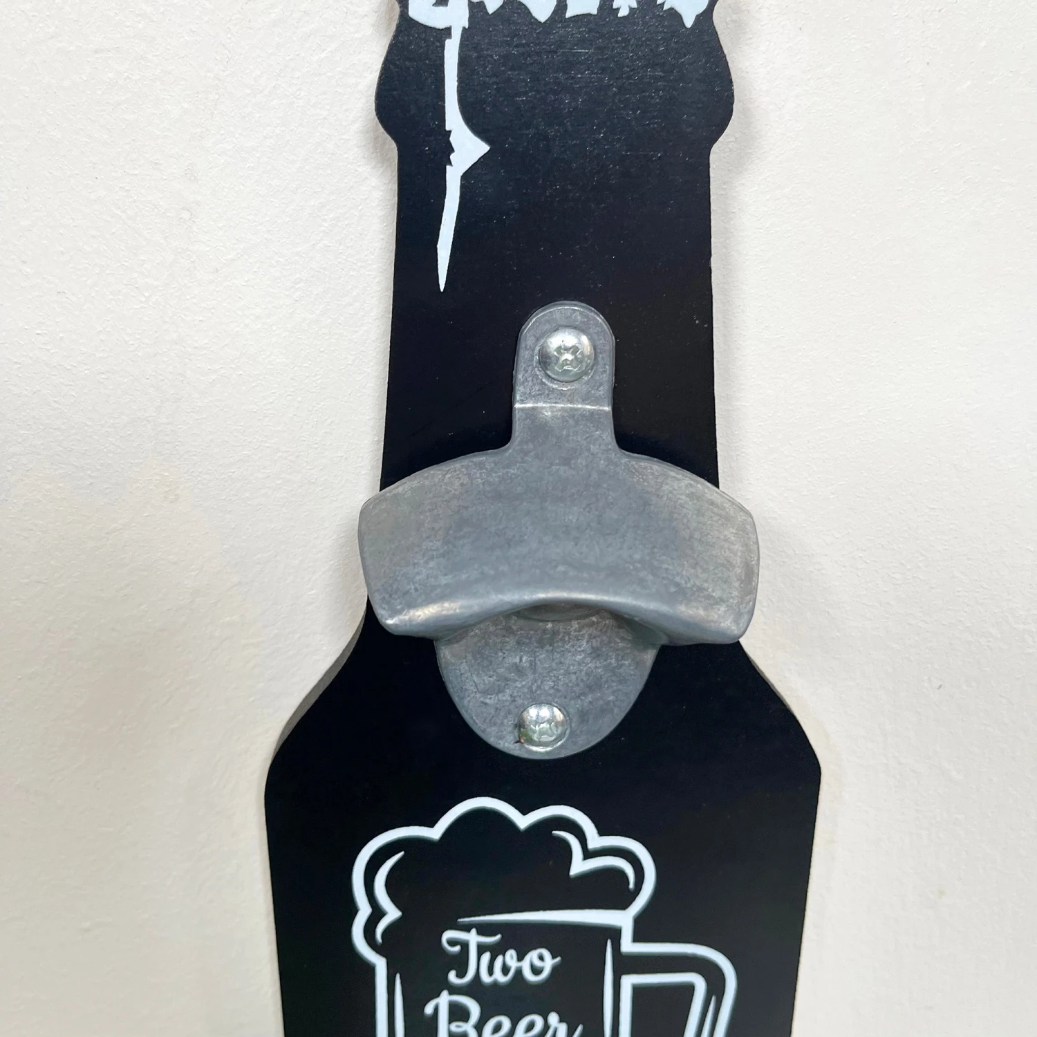 Darthome Limited Black Bottle Opener & Cap Collector - Two Beer Or Not Two Beer 2 Darthome Limited Black Bottle Opener & Cap Collector - Two Beer Or Not Two Beer - Image 2