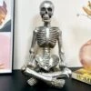 Darthome Limited Chrome Silver Meditating Skeleton Ornament