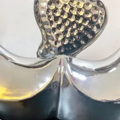 Darthome Limited Chrome Silver Love Heart Sculpture -Decor Garden Shop IMG E9620 editedIE