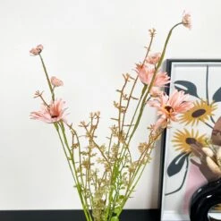 Darthome Limited Artificial Pink Wild Flower Spray -Decor Garden Shop IMG E9704 editedKD