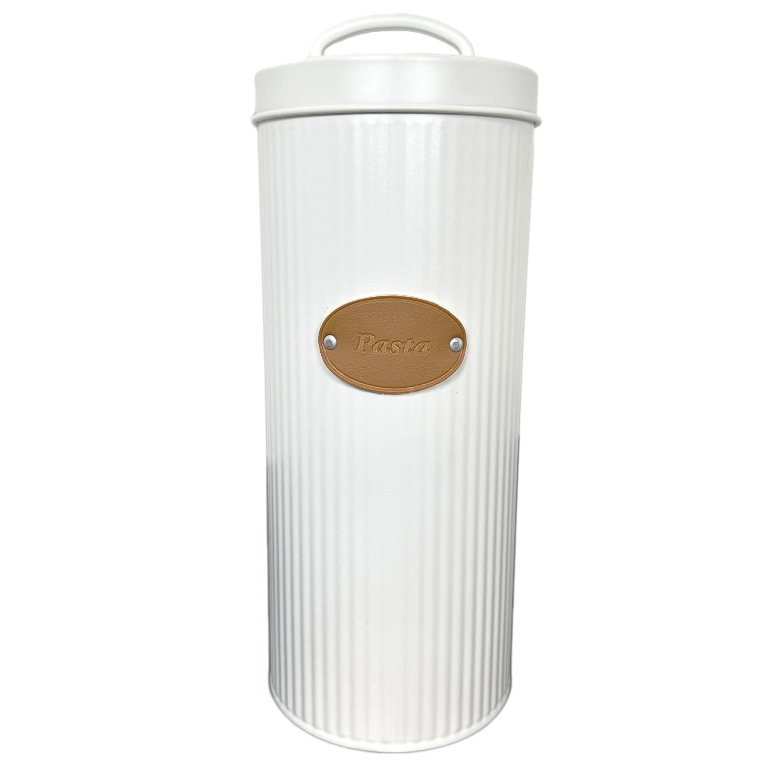 Darthome Limited White Ribbed Pasta Jar With Lid 6 Darthome Limited White Ribbed Pasta Jar With Lid - Image 6