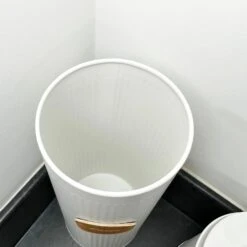 Darthome Limited White Ribbed Pasta Jar With Lid 10 Darthome Limited White Ribbed Pasta Jar With Lid -Decor Garden Shop IMG E9713