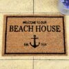 Darthome Limited Welcome To Our Beach House Coir Doormat - Style A