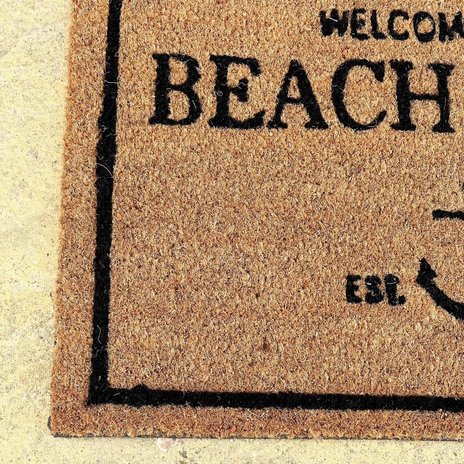 Darthome Limited Welcome To Our Beach House Coir Doormat - Style A 3 Darthome Limited Welcome To Our Beach House Coir Doormat - Style A - Image 3