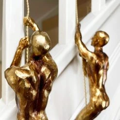 Darthome Limited Set Of 2 Gold Climbing Men Figurines -Decor Garden Shop IMG E9766 editedMG
