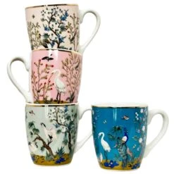 Darthome Limited Set Of 4 Oriental Mugs 200ml 11 Darthome Limited Set Of 4 Oriental Mugs 200ml -Decor Garden Shop IMG E9777copy