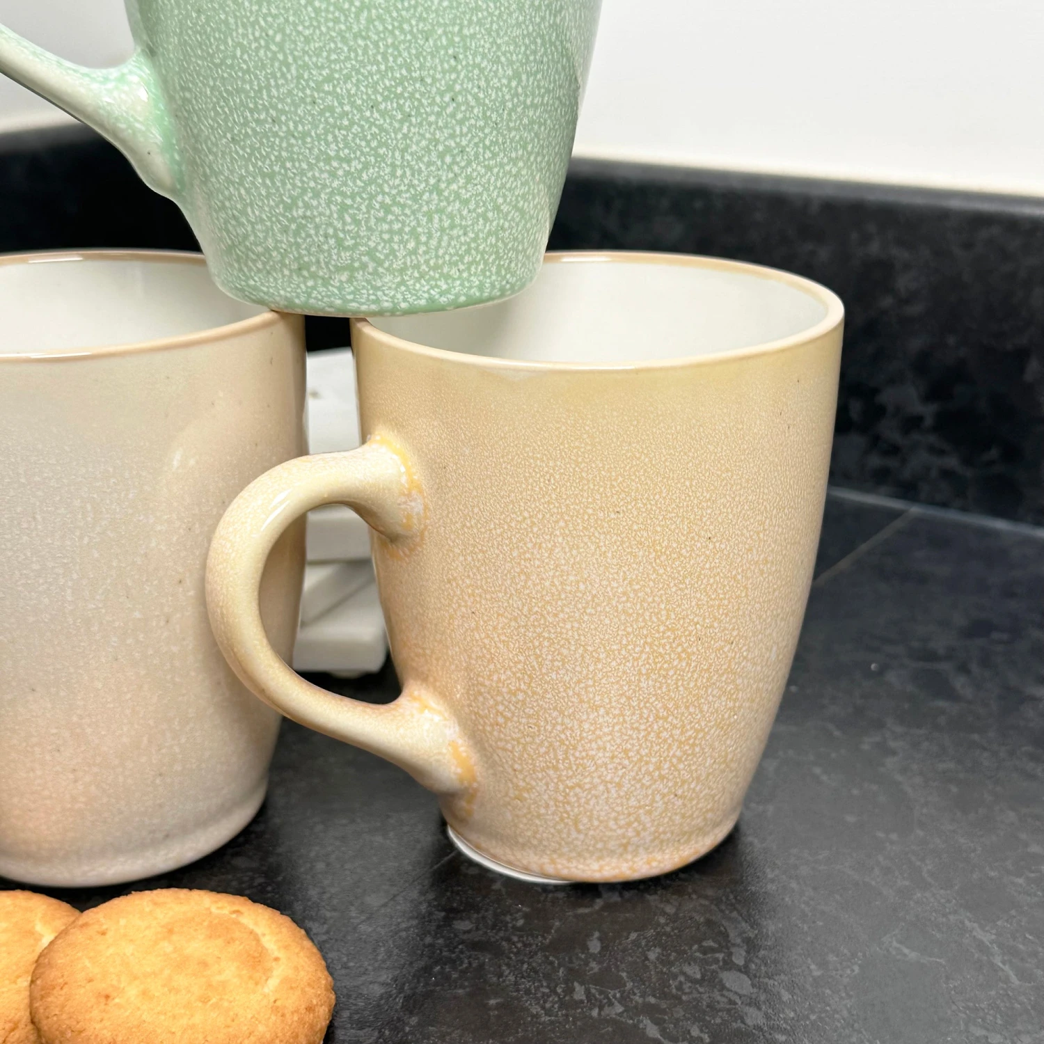 Darthome Limited Set Of 6 Pastel Reactive Glaze 340ml Mugs 5 Darthome Limited Set Of 6 Pastel Reactive Glaze 340ml Mugs - Image 5