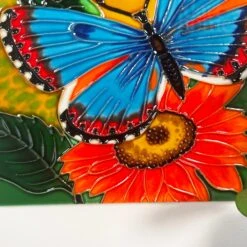 Darthome Limited Butterfly Garden Ceramic Tile Wall Art -Decor Garden Shop IMG E9861 editedV