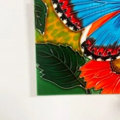 Darthome Limited Butterfly Garden Ceramic Tile Wall Art -Decor Garden Shop IMG E9862 editedW