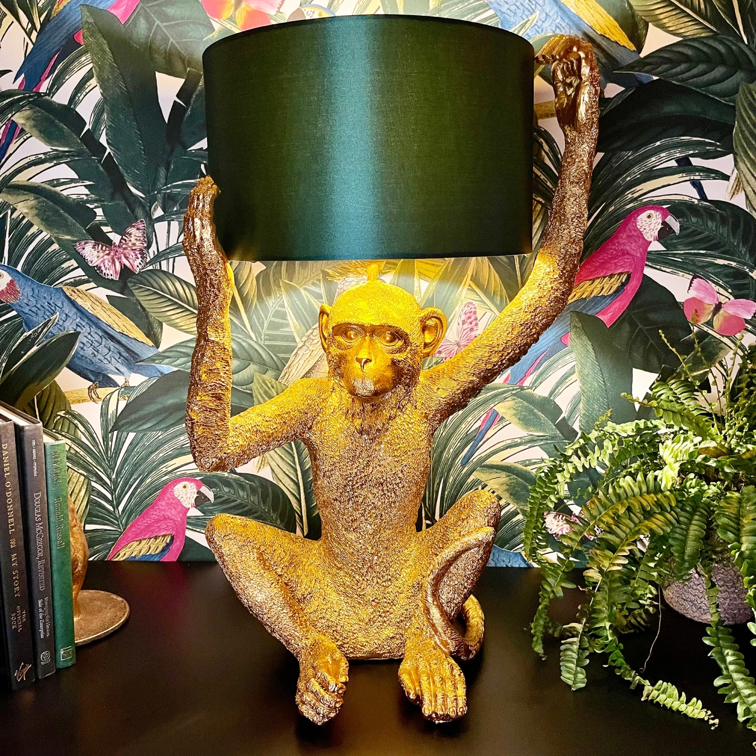 Darthome Limited Large Gold Chimp Lamp 1 Darthome Limited Large Gold Chimp Lamp