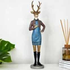 Darthome Limited Gentleman And Lady Stag Ornament -Decor Garden Shop IMG E9886