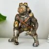 Darthome Limited Gold Steampunk Monkey Sculpture