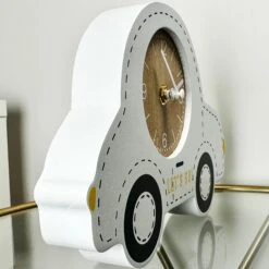 Darthome Limited White Car Childrens Clock -Decor Garden Shop IMG E9916 7f86d4cd e52e 42d1 9df6 178cf72c66bc