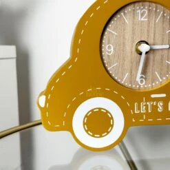 Darthome Limited Yellow Car Childrens Clock 9 Darthome Limited Yellow Car Childrens Clock -Decor Garden Shop IMG E9922