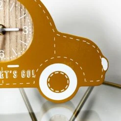 Darthome Limited Yellow Car Childrens Clock 10 Darthome Limited Yellow Car Childrens Clock -Decor Garden Shop IMG E9923