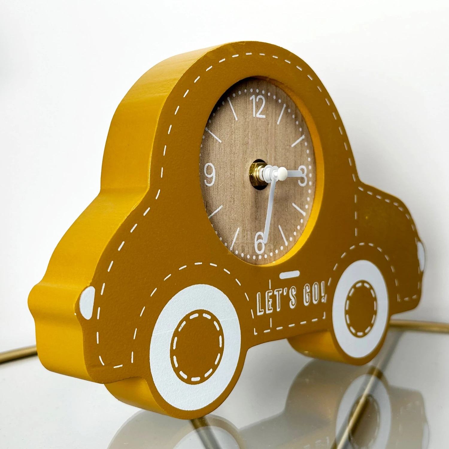 Darthome Limited Yellow Car Childrens Clock 6 Darthome Limited Yellow Car Childrens Clock - Image 6