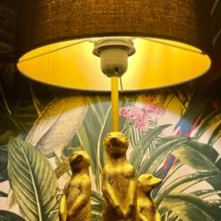 Darthome Limited Large Gold Standing Meerkat Mob Table Lamp 11 Darthome Limited Large Gold Standing Meerkat Mob Table Lamp -Decor Garden Shop IMG E9932