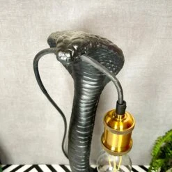 Darthome Limited Black King Cobra Snake Lamp -Decor Garden Shop IMG E9962 edited230