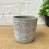 Darthome Limited Cement Mini Hearts Plant Pot Cover